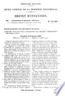 Brevet d'invention