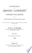 Briefwechsel der Grossen Landgräfin Caroline von Hessen