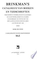 Brinkman's catalogus van boeken en tijdschriften