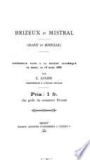 Brizeux et mistral Marie et Mireille