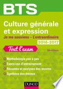 BTS Culture générale et Expression 2016/2017