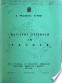 Building Research in Canada