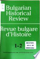 Bulgarian historical review