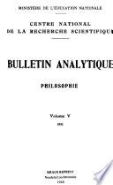 Bulletin analytique