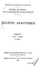 Bulletin analytique