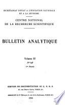 Bulletin analytique