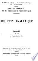 Bulletin analytique