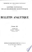Bulletin analytique