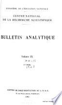 Bulletin analytique