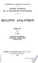 Bulletin analytique
