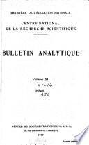 Bulletin analytique