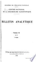 Bulletin analytique