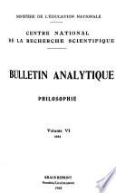 Bulletin analytique