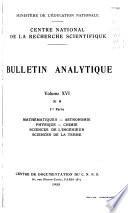 Bulletin analytique