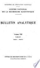Bulletin analytique