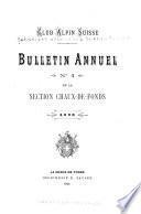 Bulletin annuel de la Section Chaux-de-Fonds