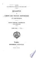 Bulletin archéologique du Comité des travaux historiques et scientifiques