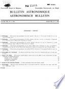 Bulletin astronomique