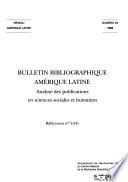 Bulletin bibliographique Amérique latine