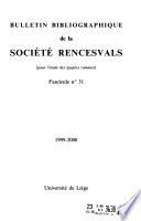 Bulletin bibliographique de la Société Rencesvals