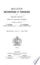 Bulletin bibliographique et pedagogique du Musée belge