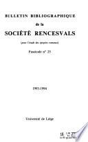 Bulletin bibliographique