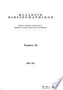 Bulletin bibliographique - Institut national de la statistique et des études économiques