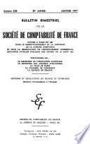 Bulletin bimestriel de la Société de comptabilité de France