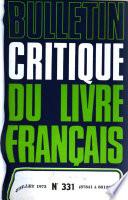 Bulletin critique du livre français