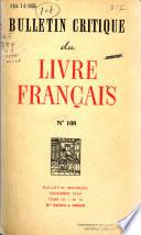 Bulletin critique du livre français