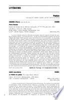 Bulletin critique du livre français