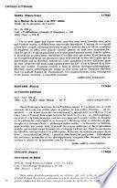 Bulletin critique du livre français