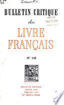 Bulletin critique du livre français