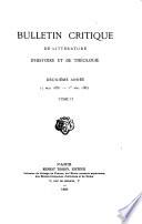 Bulletin critique
