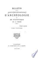 Bulletin d'archéologie et de statistique de la Drôme