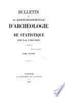 Bulletin d'archéologie et de statistique de la Drôme