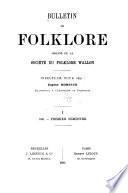 Bulletin de folklore