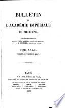 Bulletin de l'Academie de médecine
