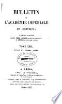 Bulletin de l'Academie de médecine