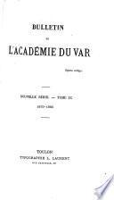 Bulletin de l'Académie du Var