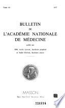 Bulletin de l'Académie nationale de médecine