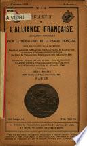 Bulletin de l'Alliance française