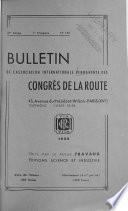 Bulletin de l'Association Internationale Permanente des Congrès de la Route