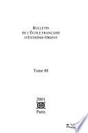 Bulletin de l'Ecole française d'Extrême-Orient