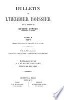 Bulletin de l'Herbier Boissier
