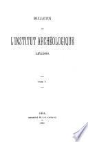 Bulletin de l'institut archeologique liegeois