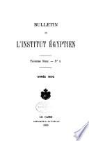 Bulletin de l'Institut égyptien