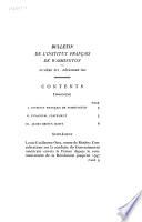 Bulletin de l'Institut français de Washington