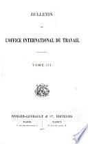 Bulletin de l'Office international du travail