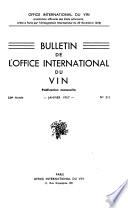 Bulletin de l'Office international du vin
